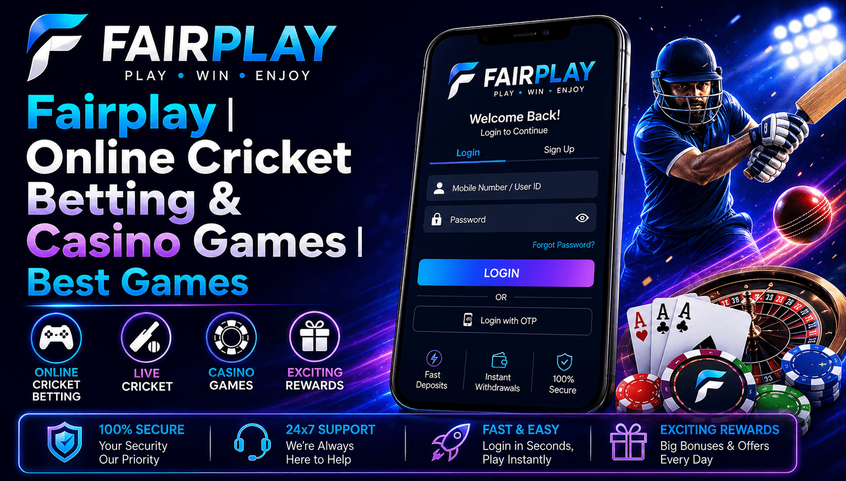 Fairplay | Online Cricket Betting & Casino Games | Best Games